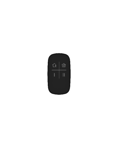 DS-PKF1-WE (цв. черный). Брелок 4-х кнопочный с обратной связью. AX PRO Hikvision в Йошкар-Оле