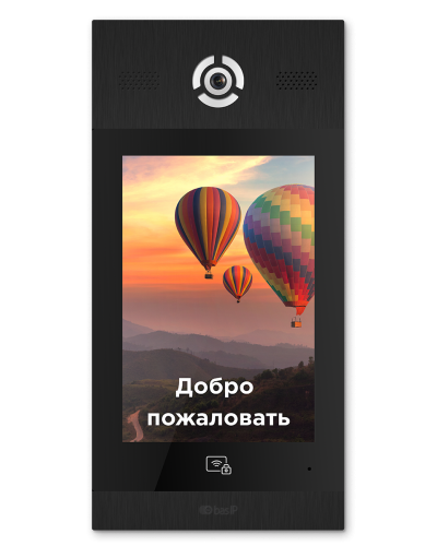 AA-14FB BLACK. Вызывная панель подъездного IP-домофона. BAS-IP в Йошкар-Оле