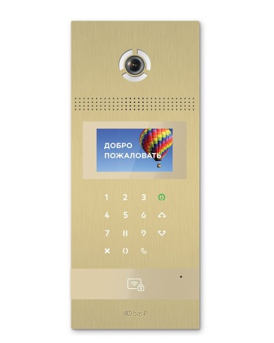 AA-12FB GOLD. Вызывная панель подъездного IP-домофона. BAS-IP в Йошкар-Оле