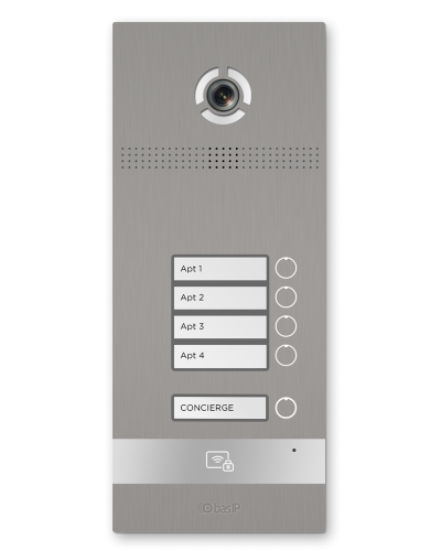 BI-04FB SILVER. Вызывная панель IP-домофона. BAS-IP в Йошкар-Оле