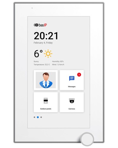 AZ-07L WHITE. Монитор IP-видеодомофона цветной. BAS-IP в Йошкар-Оле