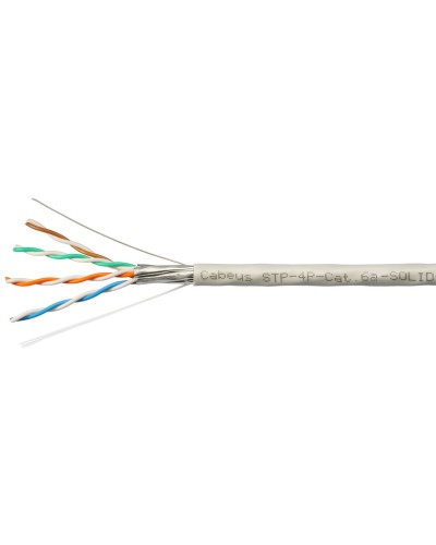 STP-4P-Cat.6a-SOLID-IN-PVC (7196c). Кабель «витая пара» (LAN) для структурированных систем связи. CABEUS в Йошкар-Оле