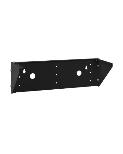 NC-3U-V-BK (12025c). Кронштейн настенный вертикальный 19 3U, цвет черный. CABEUS в Йошкар-Оле