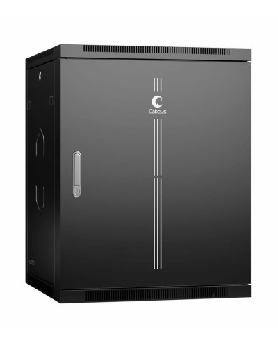 SH-05F-15U60/60m-R-BK (10746c). Шкаф телекоммуникационный 19 настенный 15U. CABEUS в Йошкар-Оле