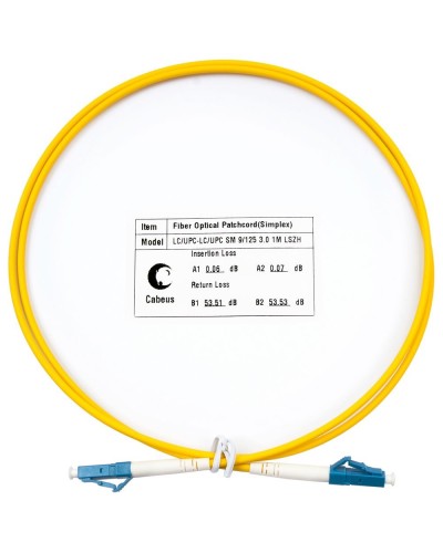 FOP(s)-9-LC-LC-1,5m (8332c). Патч-корд оптический. CABEUS в Йошкар-Оле