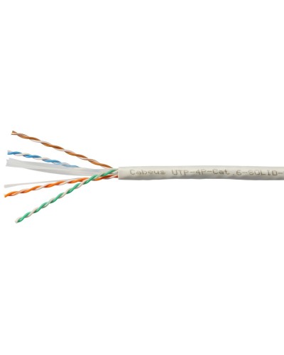 UTP-4P-Cat.6-SOLID-LSZH-WH (11871c-5). Кабель «витая пара» (LAN) для структурированных систем связи. CABEUS в Йошкар-Оле