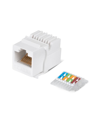 KJ-RJ45-Cat.6-Toolless (7959c): Вставка Keystone Jack RJ-45 в Йошкар-Оле