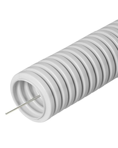 FCPL-32-PVC-025-1-GY (11230c): Труба гофрированная гибкая, лёгкая с протяжкой в Йошкар-Оле
