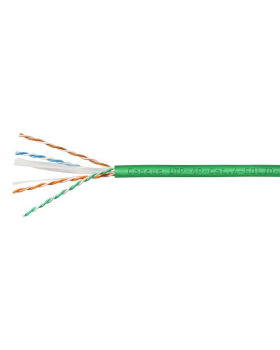UTP-4P-Cat.6-SOLID-LSLTx-GN (11139c). Кабель «витая пара» (LAN) для структурированных систем связи. CABEUS в Йошкар-Оле