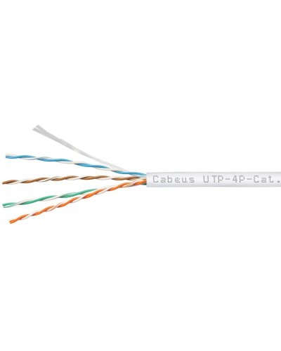UTP-4P-Cat.5e-SOLID-LSZH-GY (9776c). Кабель «витая пара» (LAN) для структурированных систем связи. CABEUS в Йошкар-Оле
