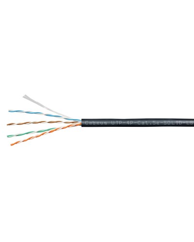 UTP-4P-Cat.5e-SOLID-LSZH-BK (9781c). Кабель «витая пара» (LAN) для структурированных систем связи. CABEUS в Йошкар-Оле