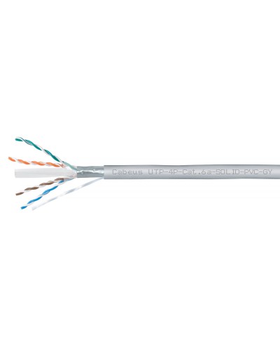 UTP-4P-Cat.6a-SOLID-PVC-GY (11373c). Кабель «витая пара» (LAN) для структурированных систем связи. CABEUS в Йошкар-Оле