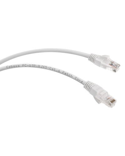 PC-UTP-RJ45-Cat.6-3m (7269c), серый. Патч-корд медный. CABEUS в Йошкар-Оле