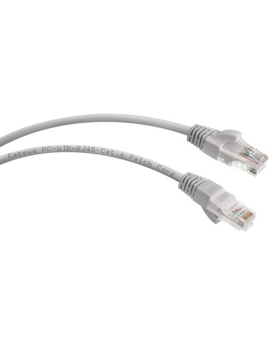PC-UTP-RJ45-Cat.6-2m (7268c), серый. Патч-корд медный. CABEUS в Йошкар-Оле