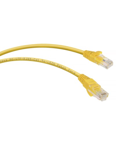 PC-UTP-RJ45-Cat.5e-1m-YL-LSZH (9497c), желтый. Патч-корд медный. CABEUS в Йошкар-Оле