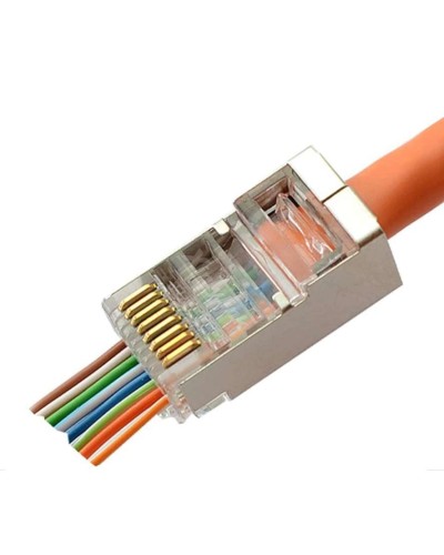 8P8C-SH-C6-FC (100 шт) (10797c). Разъем RJ-45. CABEUS в Йошкар-Оле