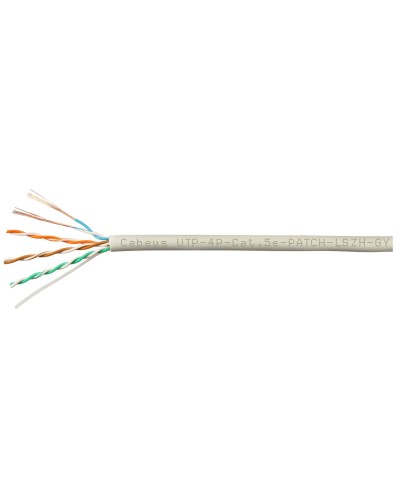 UTP-4P-Cat.5e-SOLID-GY-LIGHT (9995c). Кабель «витая пара» (LAN) для структурированных систем связи. CABEUS в Йошкар-Оле