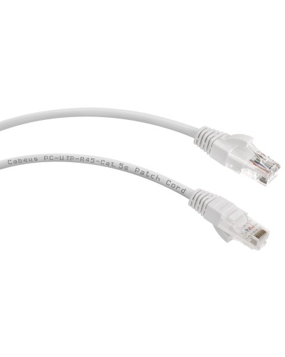 PC-UTP-RJ45-Cat.6-5m-LSZH (8881c), серый. Патч-корд медный. CABEUS в Йошкар-Оле