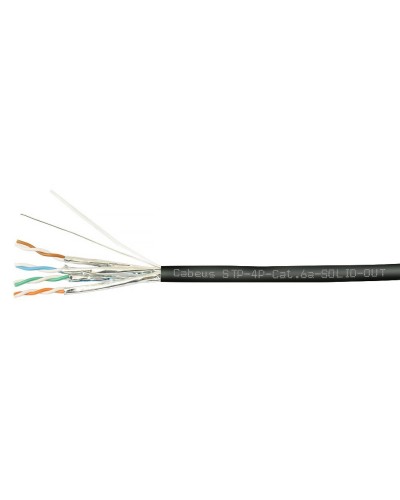 STP-4P-Cat.6a-SOLID-OUT-LSZH-UV (7198c). Кабель «витая пара» (LAN) для структурированных систем связи. CABEUS в Йошкар-Оле