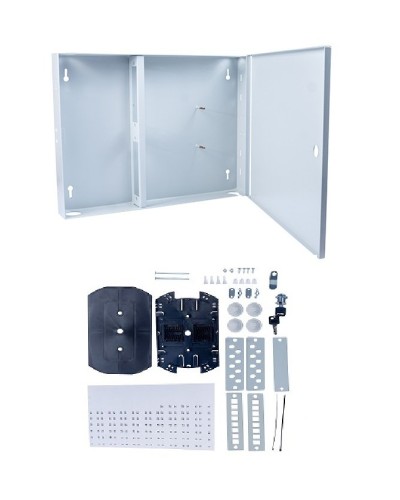 FO-WL-16-SC/2LC/FC/ST-FP-K (12302c). Бокс оптический настенный. CABEUS в Йошкар-Оле