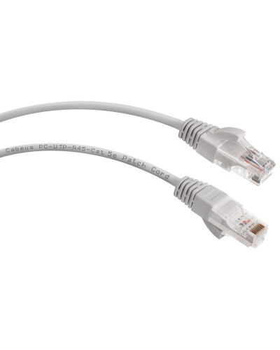 PC-UTP-RJ45-Cat.5e-0.3m-LSZH (8861c), серый. Патч-корд медный. CABEUS в Йошкар-Оле