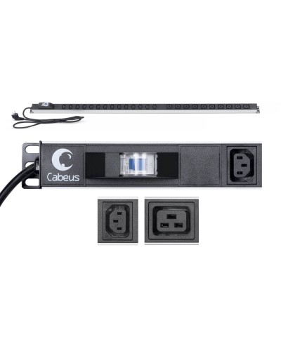 PDU-16-14C13-10C19-B-C14 (9553c). Блок розеток. CABEUS в Йошкар-Оле