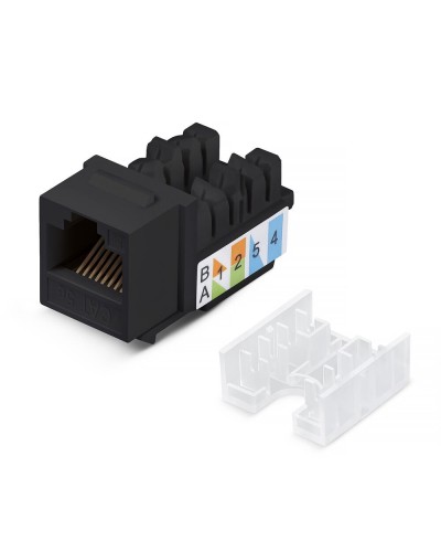 KJ-RJ45-Cat.5e-90-SW-BK (10101c): Вставка Keystone Jack RJ-47 в Йошкар-Оле