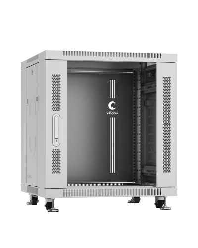 SH-05C-12U60/80 (7646c). Шкаф телекоммуникационный 19 напольный 12U. CABEUS в Йошкар-Оле