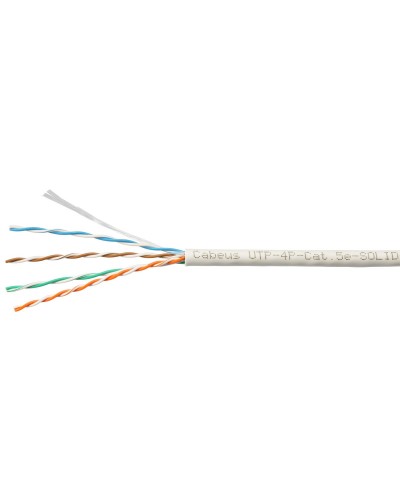UTP-4P-Cat.5e-SOLID-LSZH-GY-LIGHT (9996c). Кабель «витая пара» (LAN) для структурированных систем связи. CABEUS в Йошкар-Оле