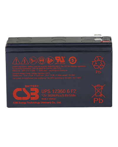 CSB UPS 123606. Аккумулятор герметичный свинцово-кислотный. CSB в Йошкар-Оле