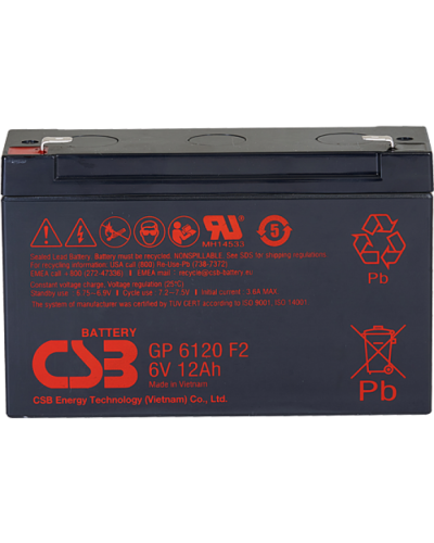 CSB GP 6120. Аккумулятор герметичный свинцово-кислотный. CSB в Йошкар-Оле