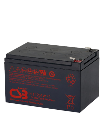 CSB HR 1251W. Аккумулятор герметичный свинцово-кислотный. CSB в Йошкар-Оле