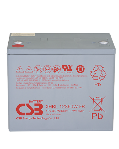 CSB XHRL 12360W FR. Аккумулятор герметичный свинцово-кислотный. CSB в Йошкар-Оле