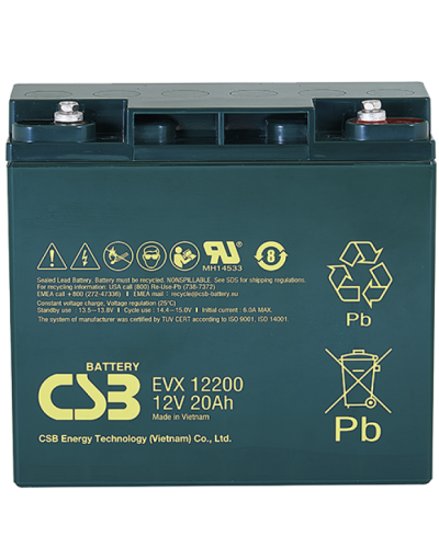 CSB EVX 12200. Аккумулятор герметичный свинцово-кислотный. CSB в Йошкар-Оле