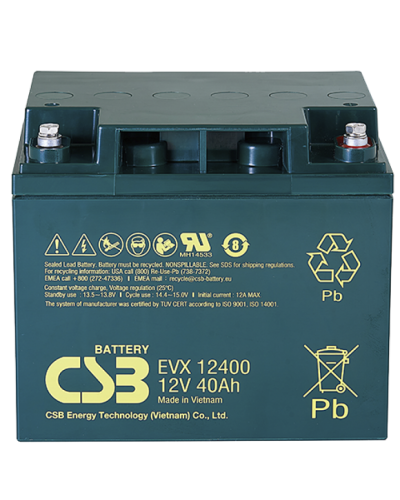 CSB EVX 12400. Аккумулятор герметичный свинцово-кислотный. CSB в Йошкар-Оле