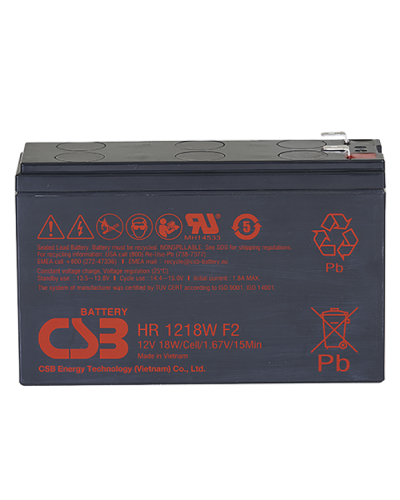 CSB HR 1218W. Аккумулятор герметичный свинцово-кислотный. CSB в Йошкар-Оле