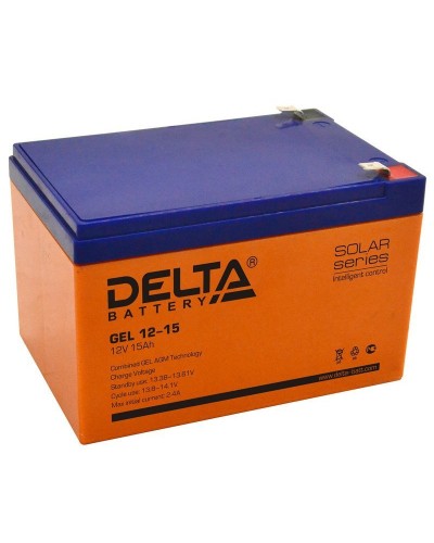 Delta GEL 12-15. Аккумулятор герметичный свинцово-кислотный. Delta в Йошкар-Оле