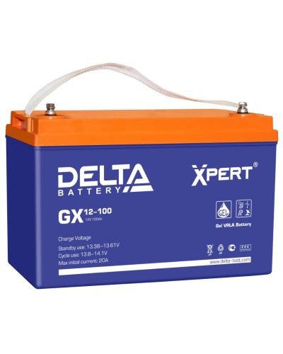 Delta GX 12-100. Аккумулятор герметичный свинцово-кислотный. Delta в Йошкар-Оле