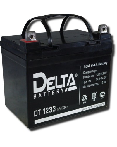 Delta DT 1233. Аккумулятор герметичный свинцово-кислотный. Delta в Йошкар-Оле