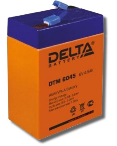 Delta DTM 6045. Аккумулятор герметичный свинцово-кислотный. Delta в Йошкар-Оле