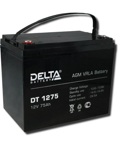 Delta DT 1275. Аккумулятор герметичный свинцово-кислотный. Delta в Йошкар-Оле