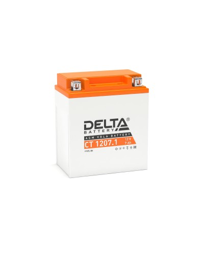 Delta CT 1207.1. Аккумулятор герметичный свинцово-кислотный стартерный. Delta в Йошкар-Оле
