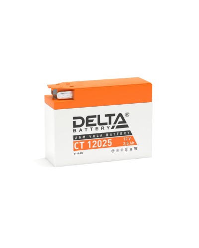 Delta CT 12025. Аккумулятор герметичный свинцово-кислотный стартерный. Delta в Йошкар-Оле