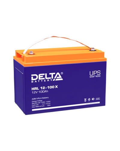 Delta HRL 12-100 X. Аккумулятор герметичный свинцово-кислотный. Delta в Йошкар-Оле