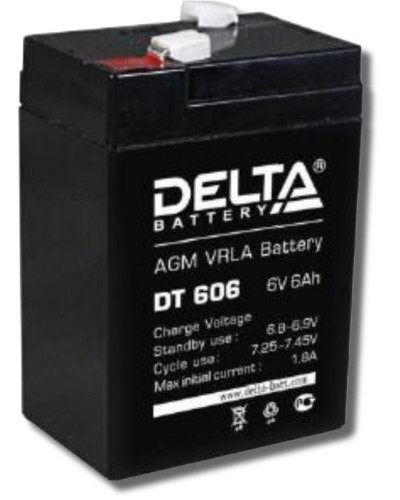 Delta DT 606. Аккумулятор герметичный свинцово-кислотный. Delta в Йошкар-Оле