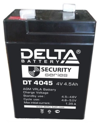 Delta DT 4045 (47мм). Аккумулятор герметичный свинцово-кислотный. Delta в Йошкар-Оле