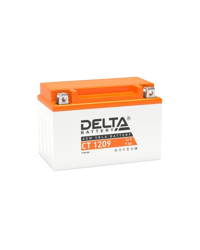 Delta CT 1209. Аккумулятор герметичный свинцово-кислотный стартерный. Delta в Йошкар-Оле