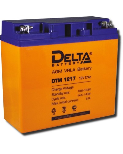 Delta DTM 1217. Аккумулятор герметичный свинцово-кислотный. Delta в Йошкар-Оле