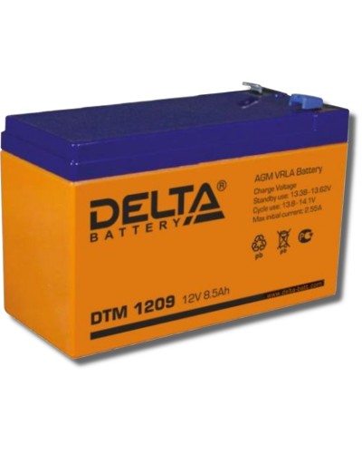 Delta DTM 1209. Аккумулятор герметичный свинцово-кислотный. Delta в Йошкар-Оле