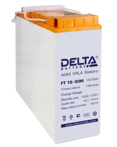 Delta FT 12-50 M. Аккумулятор герметичный свинцово-кислотный. Delta в Йошкар-Оле